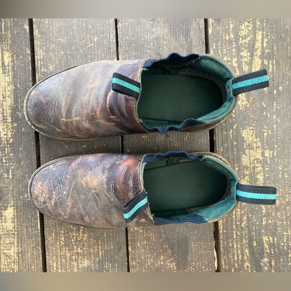 Georgia Giant Romeo Leather Boots 11.5 Brown Oil Resistant Work Shoe - Picture 4 of 8